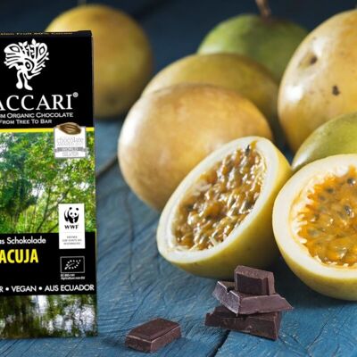 Edición especial WWF - chocolate orgánico con maracuyá, 60% cacao