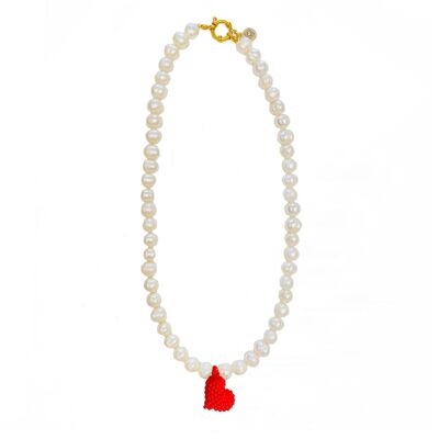 Collier de perles d'amour éternel