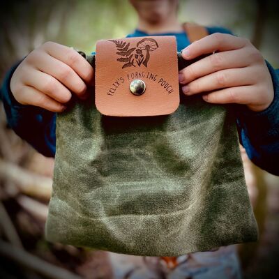 Custodia per borsa in tela con coulisse per la scuola della foresta di foraggiamento