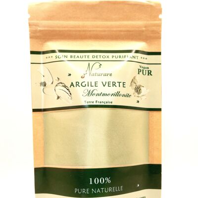 x5 PURE GREEN CLAY French Montmorillonite - Purity & Detox Treatment