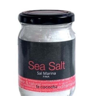 FINE SEA SALT 200g LA COCOCHA glass jar