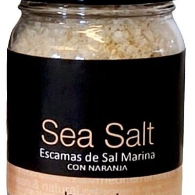 ESCAMAS DE SAL MARINA EN ESCAMAS CON NARANJA 100g