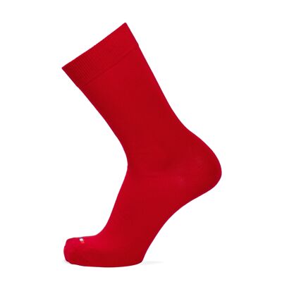 Schlichte rote Socken