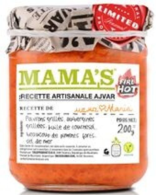 Mama's apéro - tartinable de poivron rouge Fire Hot
