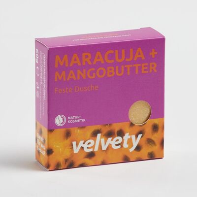 Ducha Sólida Aterciopelada Maracuyá + Mantequilla De Mango 60g