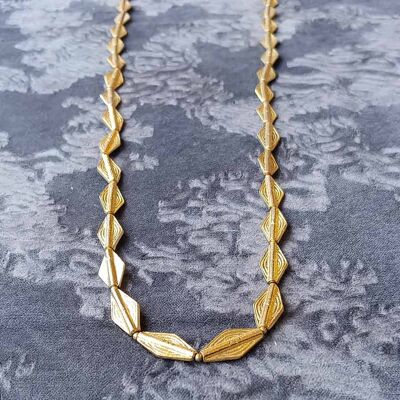 Long rhombus necklace