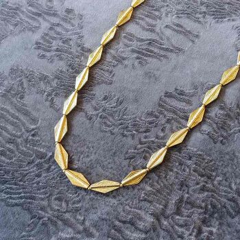 Collier long losange 3