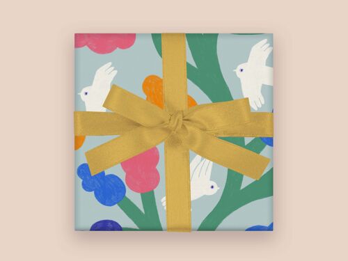 Peace birds - Wrapping paper