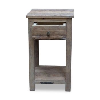 Table d'appoint en bois de camion 3