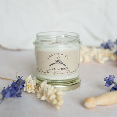 Seasonal Jar Scented Candle - Fresh Linen