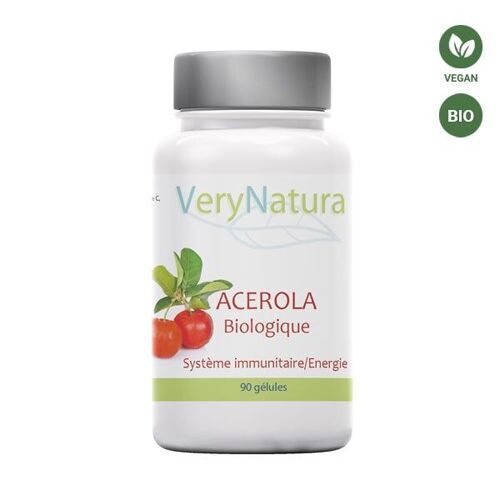 Acerola Orgánica 17% Vit C: Inmunidad y Energía