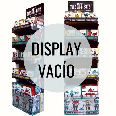 Display de pie vacío