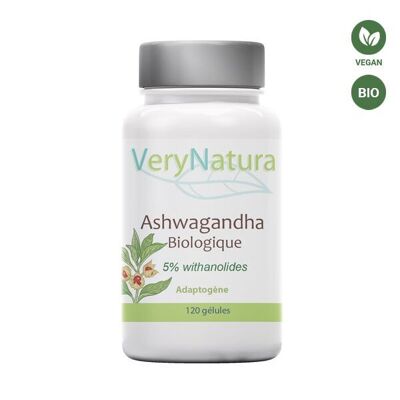 Organic Ashwagandha 5%: Concentration & Relaxation