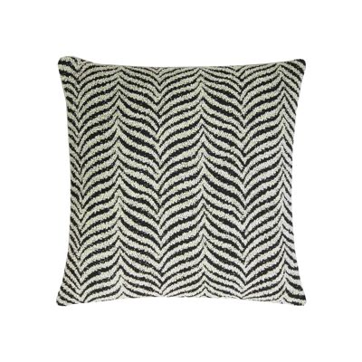 Zebra Black Cushion