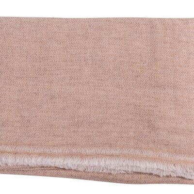 Checked cashmere scarf