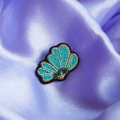 Broche Azul mini flower