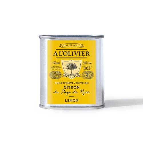 Huile d'olive aromatique au Citron du pays de Nice - 150mL BEST SELLER