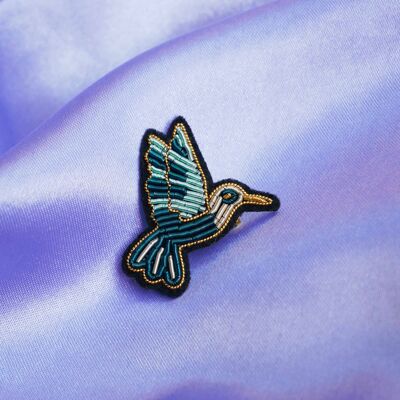 Broche mini pájaro colibrí