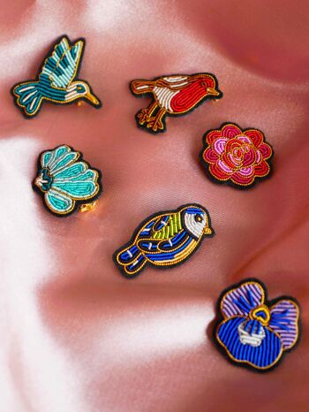 Broche Colibri mini oiseau 2