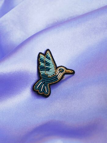 Broche Colibri mini oiseau 3