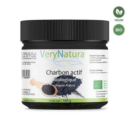 Charbon Bio et Français Poudre : Digestion & Détox