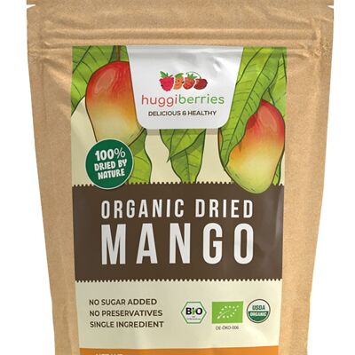 MANGO BIOLOGICO - HUGGIBERRIES Mango essiccato biologico – 100g