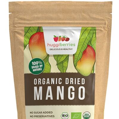MANGO ORGÁNICO - HUGGIBERRIES Mango seco orgánico – 100g