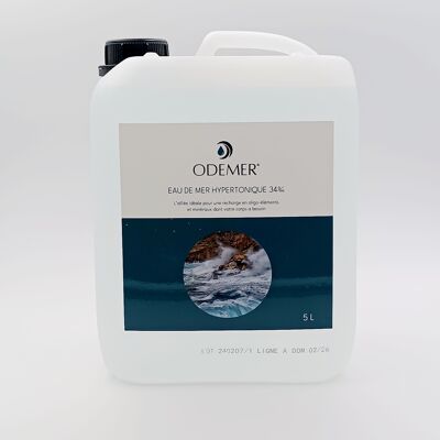 5L 100% natural micro-filtered sea water