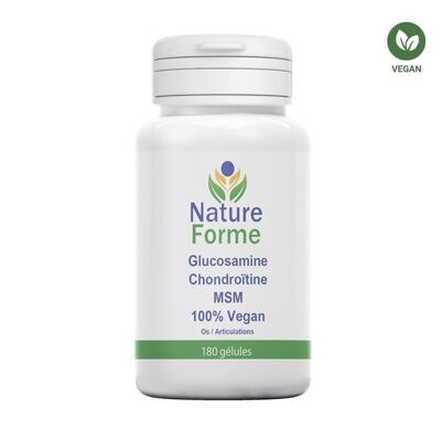 Glucosamine-Chondroïtine-MSM Vegan : Articulations & Cartilages