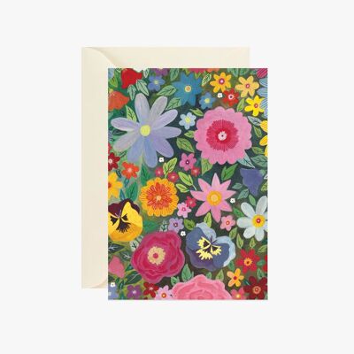 carte postale fleurs de printemps