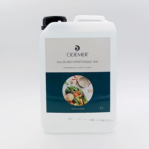 3L Eau de mer micro-filtrée 100% naturelle