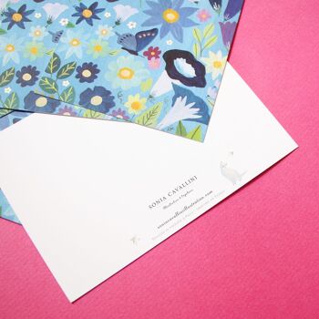 carte postale fleurs d'hiver 3
