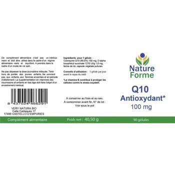 Co-Enzyme Q10 100 mg + Vit E : Antioxydant, Cœur & Circulation 2