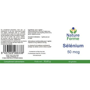 Sélénium + Vit E : Antioxydant 2