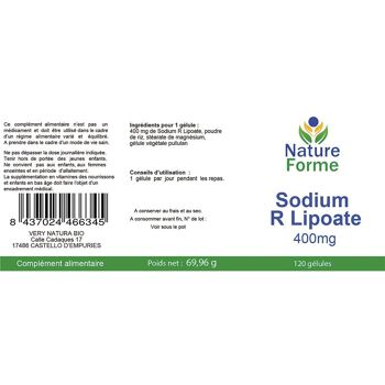 Sodium R Lipoate 400 mg : Antioxydant 2