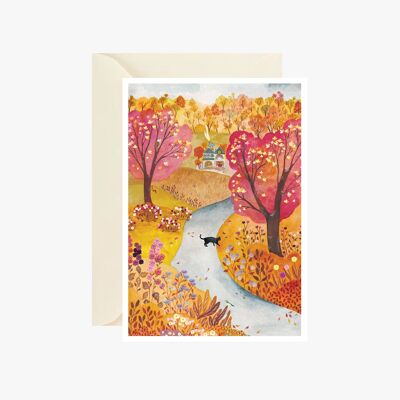 Postkarte Herbst