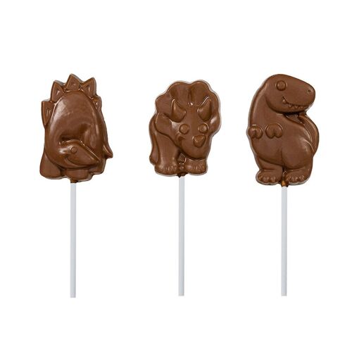 Milk Chocolate Dinosaur Lollipops