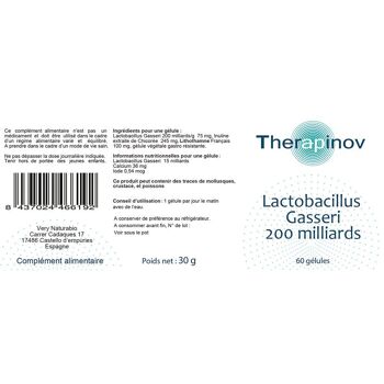 Lactobacillus Gasseri 60 Gélules : Probiotiques & Flore Intestinale 2