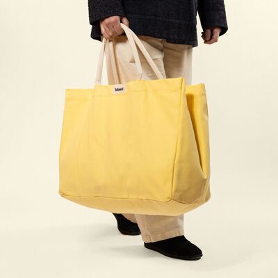 Grand sac cabas en coton bio