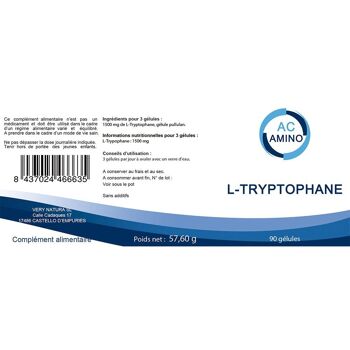 L-Tryptophane 500 mg : Moral & Humeur 2