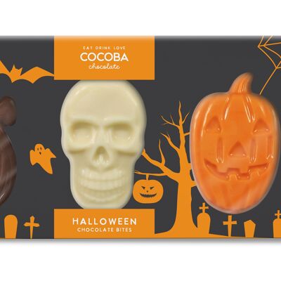 Paquete de 3 bocados de chocolate para Halloween