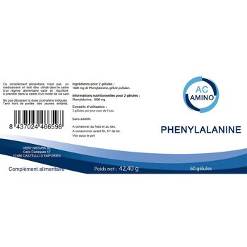 Phénylalanine 500 mg : Moral & Humeur 2