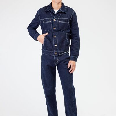 GIACCA DENIM IN CANAPA