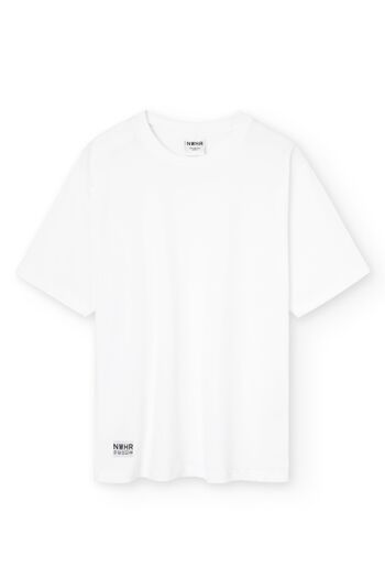 Camiseta étiquette blanc 1