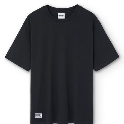 Camiseta-Etikett schwarz