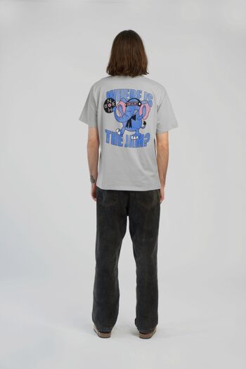 Camiseta éléphant gris 4