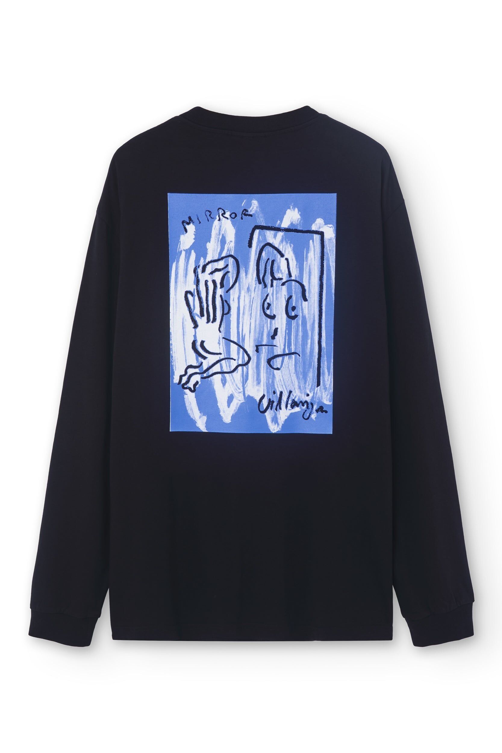 Camiseta specchio manga larga