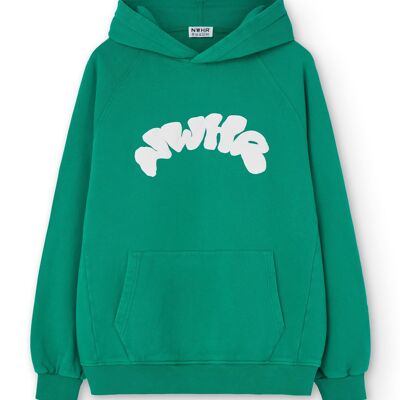 Sudadera Con Capucha Burbuja Verde