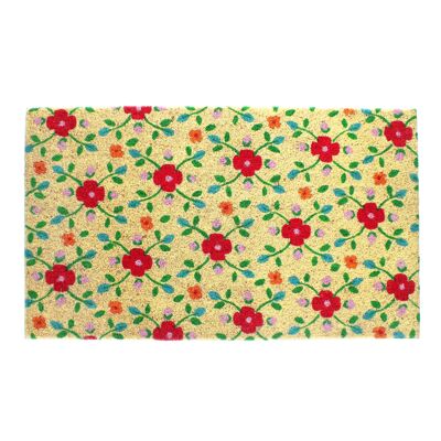 Fußmatte – Blumenmuster
