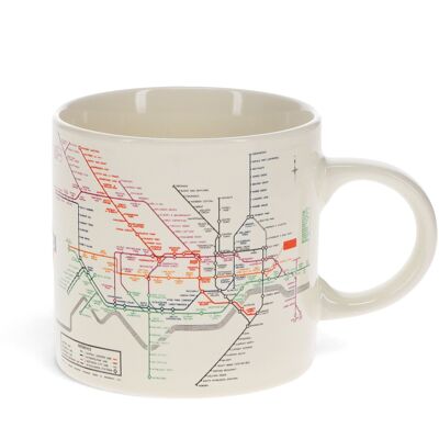 Tazza in ceramica - Mappa della metropolitana TfL Heritage